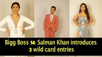 Video herunterladen: Bigg Boss 14- Salman Khan introduces 3 wild card entries