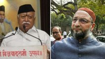 Owaisi hits out at RSS chief over CAA remarks; Massive uproar over Mehbooba Mufti's flag remark; more