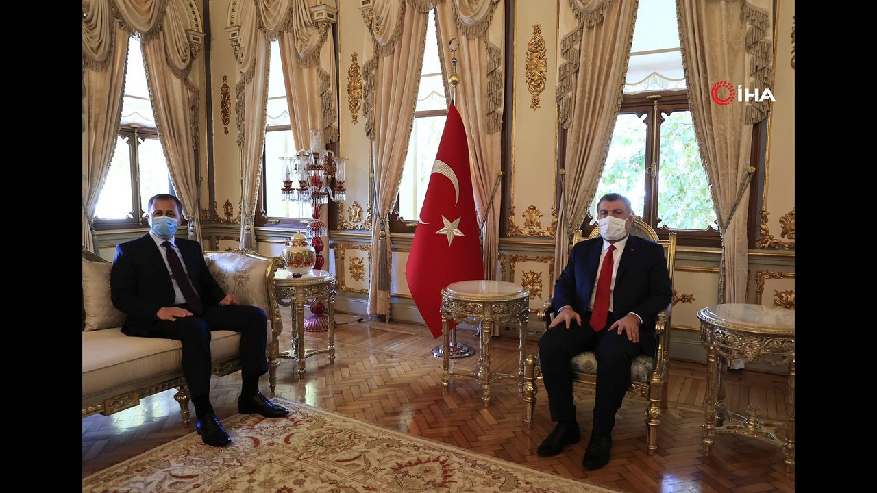 Sağlık Bakanı Fahrettin Koca, İstanbul Valiliği’nde