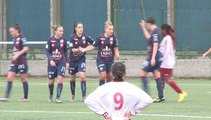 Féminines R1 (J4) : Les buts des Caennaises (A.Leroty X4 et L.Quinio) lors du match SMCaen 5-1 FC Pays Neubourg