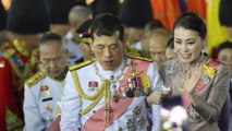 Thai king praises 'very brave' man who held up royal portrait at anti-government protest
