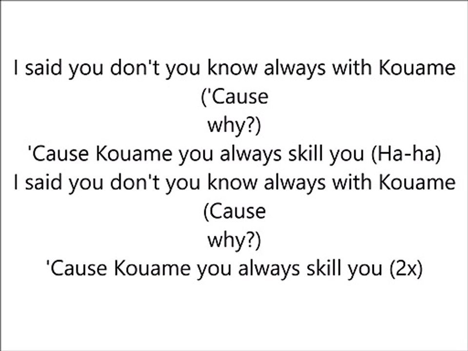 Warren N'Doua - To Make Things (Intro) & Skill You (Lyrics)