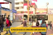 Metropolitano: implementan servicios temporales ante suspensión de rutas alimentadoras