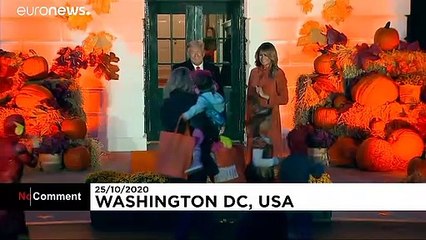 Boy dressed as Donald Trump for Halloween catches president's eye