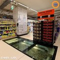 Ce Lidl a un sol en verre pour que les clients observent des ruines vikings du 11ème siècle juste en dessous du magasin