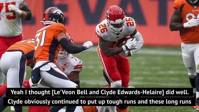Mahomes hails Bell and Edwards-Helaire after Chiefs win