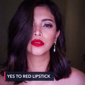 Celebrities sport red lipstick after Angel Locsin's #notoredtagging call
