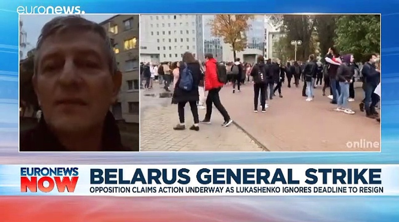 Belarus: Workers go on strike as Lukashenko ignores call to resign