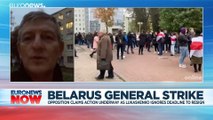 Belarus: Workers go on strike as Lukashenko ignores call to resign