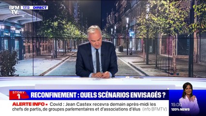 Tải video: Story 1 : Quels scénarios envisagés pour un reconfinement ? - 26/10