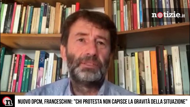 Nuovo Dpcm, ministro Franceschini: Chi protesta non capisce gravità della situazione