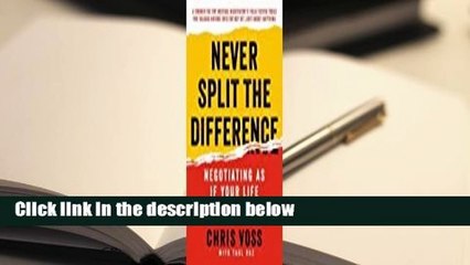 About For Books  Never Split the Difference  For Kindle