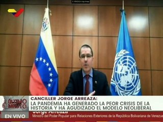 Venezuela aboga ante CEPAL por la solidaridad y cooperación por desafíos y crisis incrementada por la COVID-19