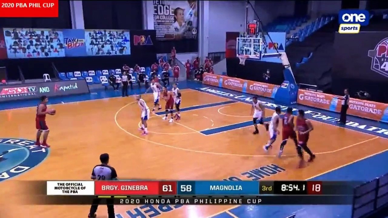 Magnolia vs Ginebra - 3rd Qtr Elimination October 25, 2020 - PBA Phil Cup 2020