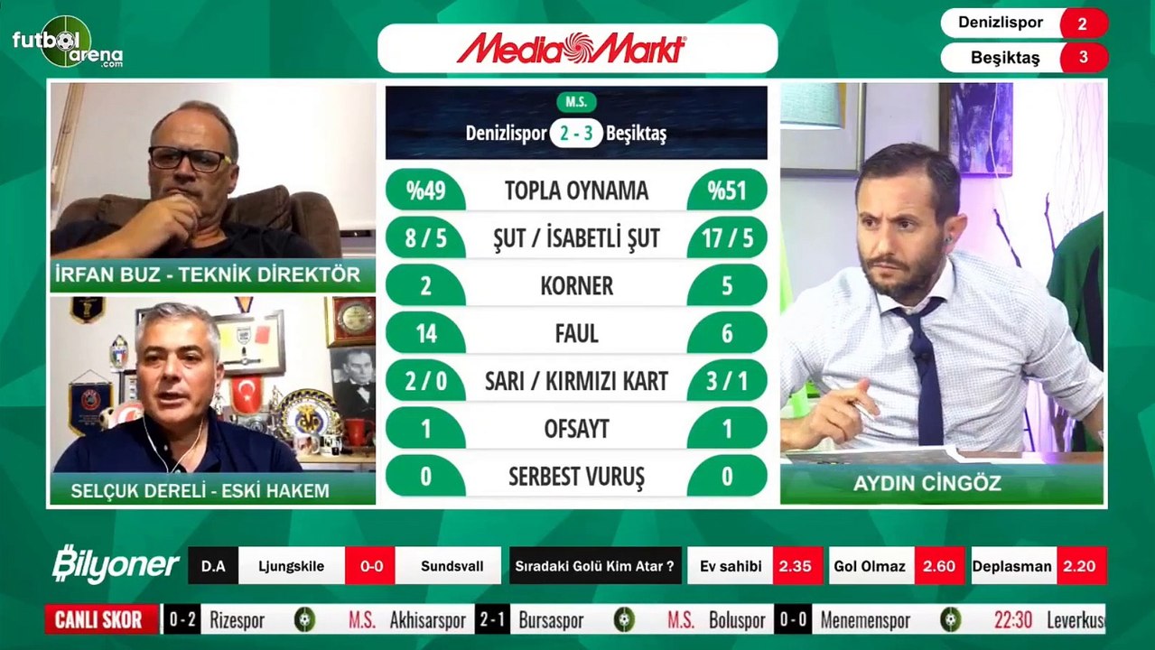 Selçuk Dereli: "Denizlispor'un net penaltısını hakem vermedi. Yazık değil mi?"