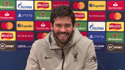"It's good to be back!" | Alisson Becker on his return from injury and UCL
