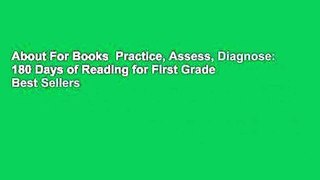About For Books  Practice, Assess, Diagnose: 180 Days of Reading for First Grade  Best Sellers
