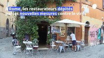Les bars et restaurants de Rome réagissent aux nouvelles restrictions