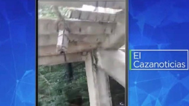 El Cazanoticias: más de un año lleva en mal estado el puente peatonal del barrio Crespo en Cartagena, Bolívar