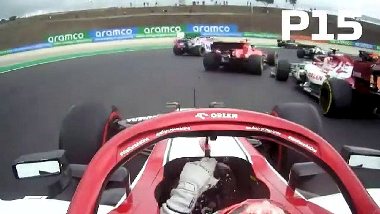 Kimi Raikkonen passe de la 16e à la 6e place en un tour