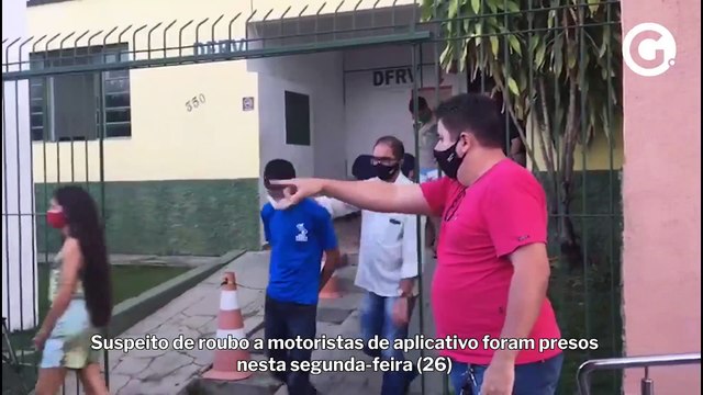 Suspeito de roubo a motoristas de aplicativo foram presos nesta segunda-feira (26)
