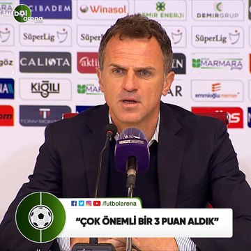 Stjepan Tomas: Çok önemli bir 3 puan aldık
