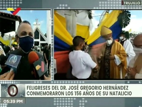Feligreses del Dr. José Gregorio Hernández conmemoran los 156 años de su nacimiento