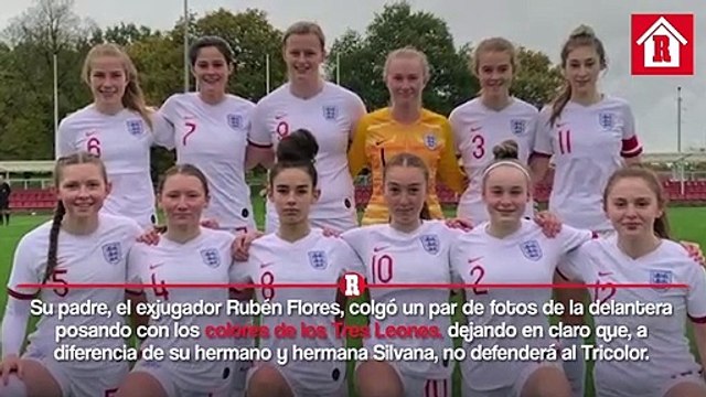 Tatiana, hermana de Marcelo Flores, se decantó por la Selección de Inglaterra