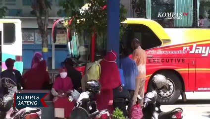 Penumpang Jalani Tes Cepat Di Terminal