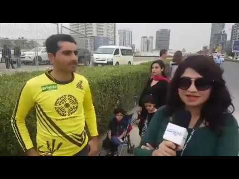 Karachi Kings VS Lahore Qalandar - Excitement of the crowd - Live from Dubai