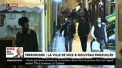 Скачать видео: Nice - Ecoutez les réactions des habitants du quartier sous le choc après la terrible attaque perpétrée dans dans l'église Notre-Dame de l'Assomption