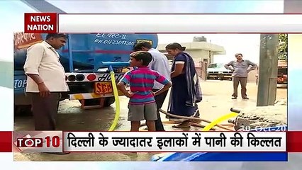 Water scarcity in several areas of Delhi