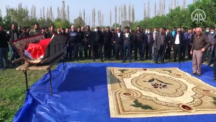 Ermenistan'ın saldırısında ölen Azerbaycanlı 21 sivil son yolculuğuna uğurlandı