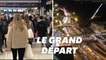 Confinement: 700km de bouchons à la sortie de Paris, la Gare Montparnasse prise d'assaut