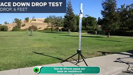 Tela de iPhone passa por teste de resistência