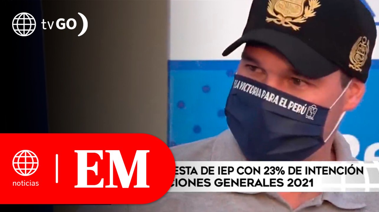 George Forsyth encabeza la intención de voto presidencial 2021 Edición Mediodía