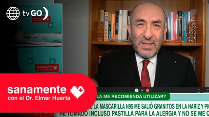 ¿Qué mascarilla recomienda utilizar? | Sanamente con el Doctor Elmer Huerta