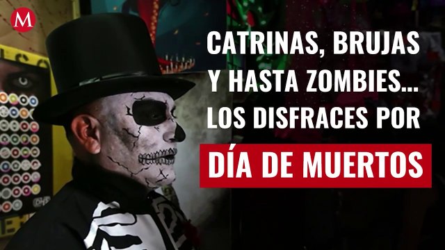 Catrinas, brujas y hasta zombies… los disfraces por el Día de Muertos