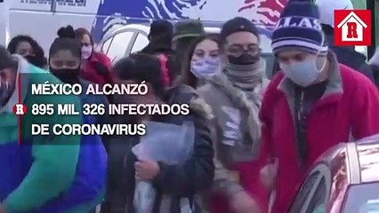 México tuvo un aumento 4 mil 166 contagios en el último día