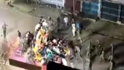 Caught on Cam: Firing during Durga idol immersion in Munger