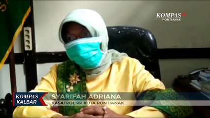 Langgar Protokol Kesehatan, Belasan Pemuda Dihukum Menyapu Jalan