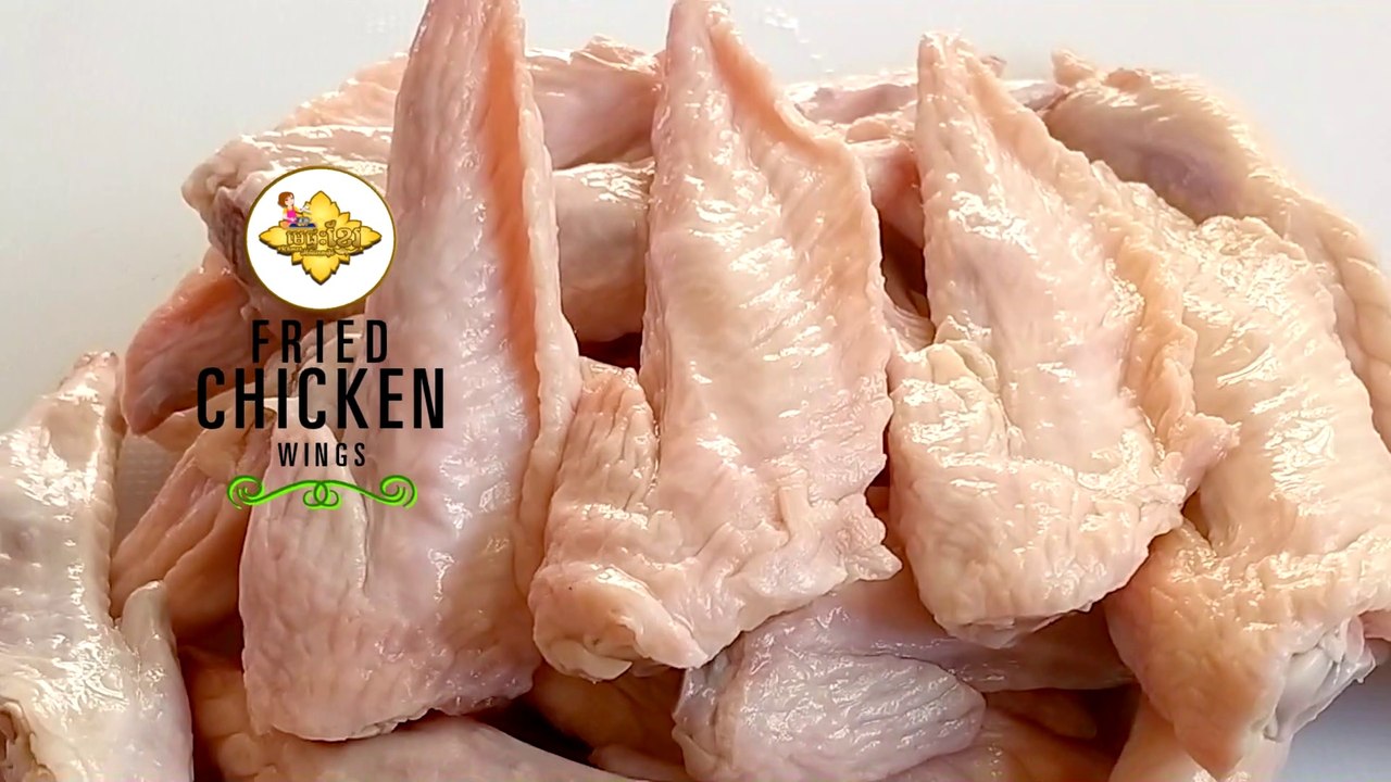 Frying Chicken wings - chicken wings recipe - spicy chicken wings - eat chicken - chicken fly - khmer food - khmer housewife - english version