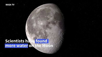 Moon richer in water than once thought