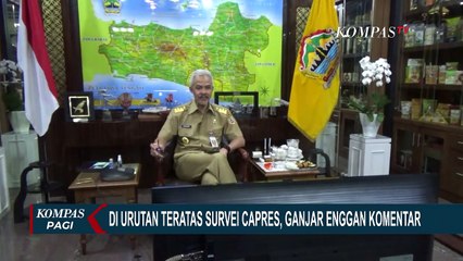 Urutan Teratas, Ganjar Pranowo Enggan Berkomentar Soal Survei Capres 2024