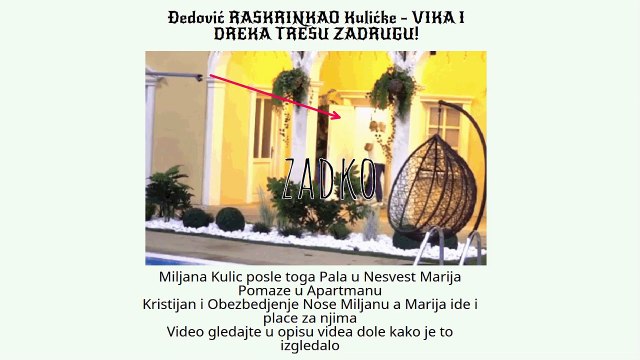 Zadruga 4/ Miljana Kulic pala u Nesves poplavila MARIJE DREKA STOJI !!