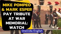 India-US 2 2: US Secretary of State & Defence pay tribute at National War Memorial in Delhi