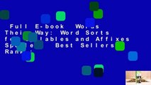 Full E-book  Words Their Way: Word Sorts for Syllables and Affixes Spellers  Best Sellers Rank :