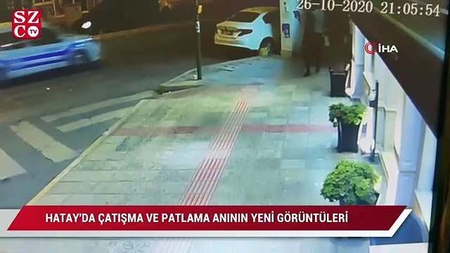 Hatay'da çatışma ve patlama anının yeni görüntüleri ortaya çıktı
