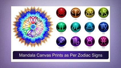 Mandala Canvas Prints as Per Zodiac Signs