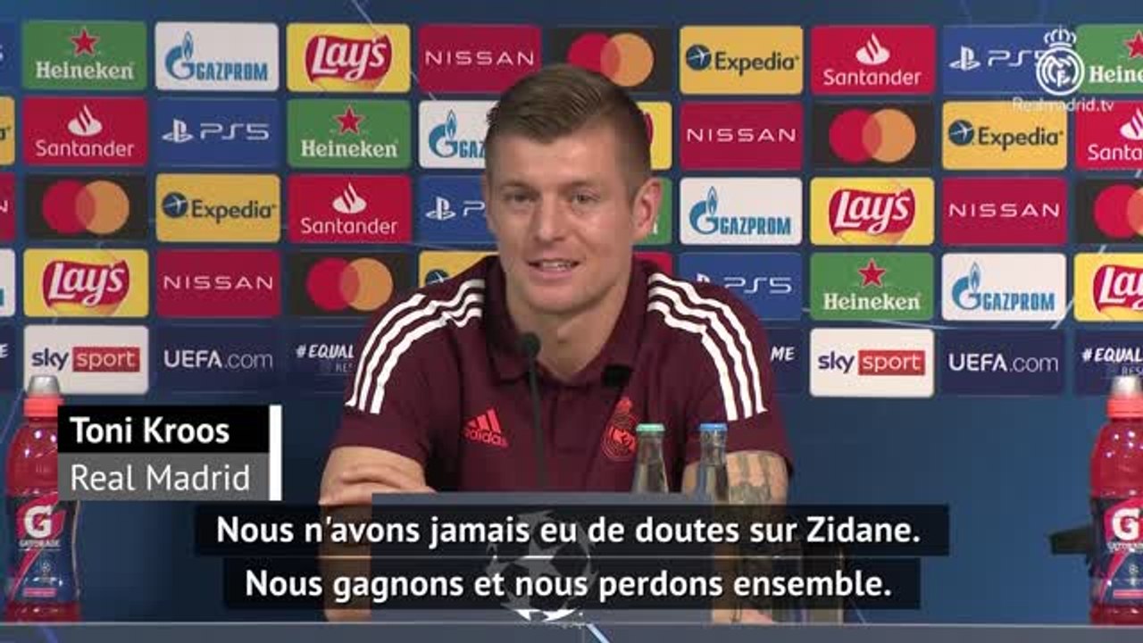 Groupe B - Kroos : "Nous n'avons jamais eu de doutes sur Zidane"